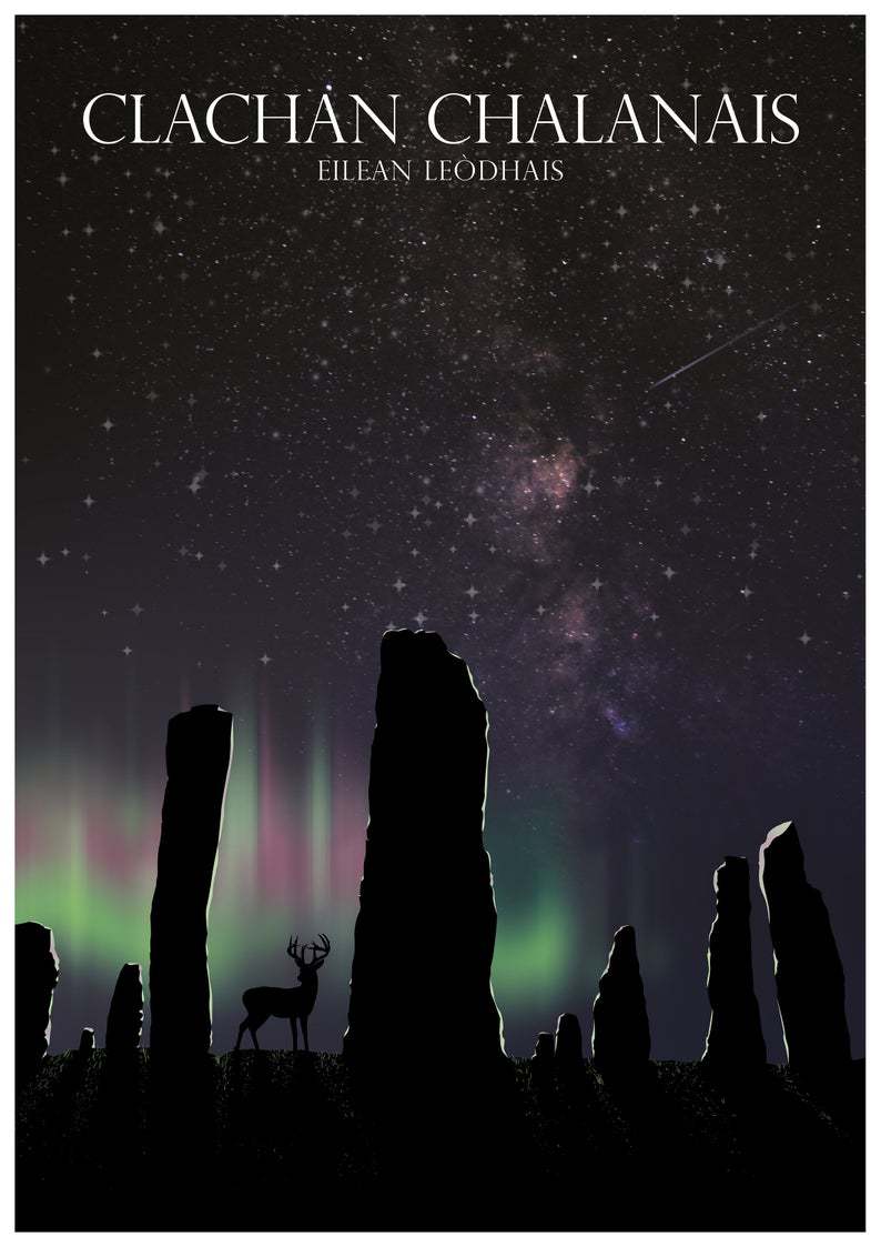 Callanish Stones A2 Print - Image 1
