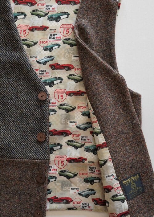 Harris Tweed Waistcoat - Transatlantic Autos