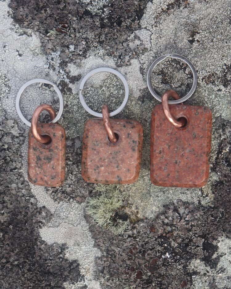 Hebridean Granite Keyrings - Image 1