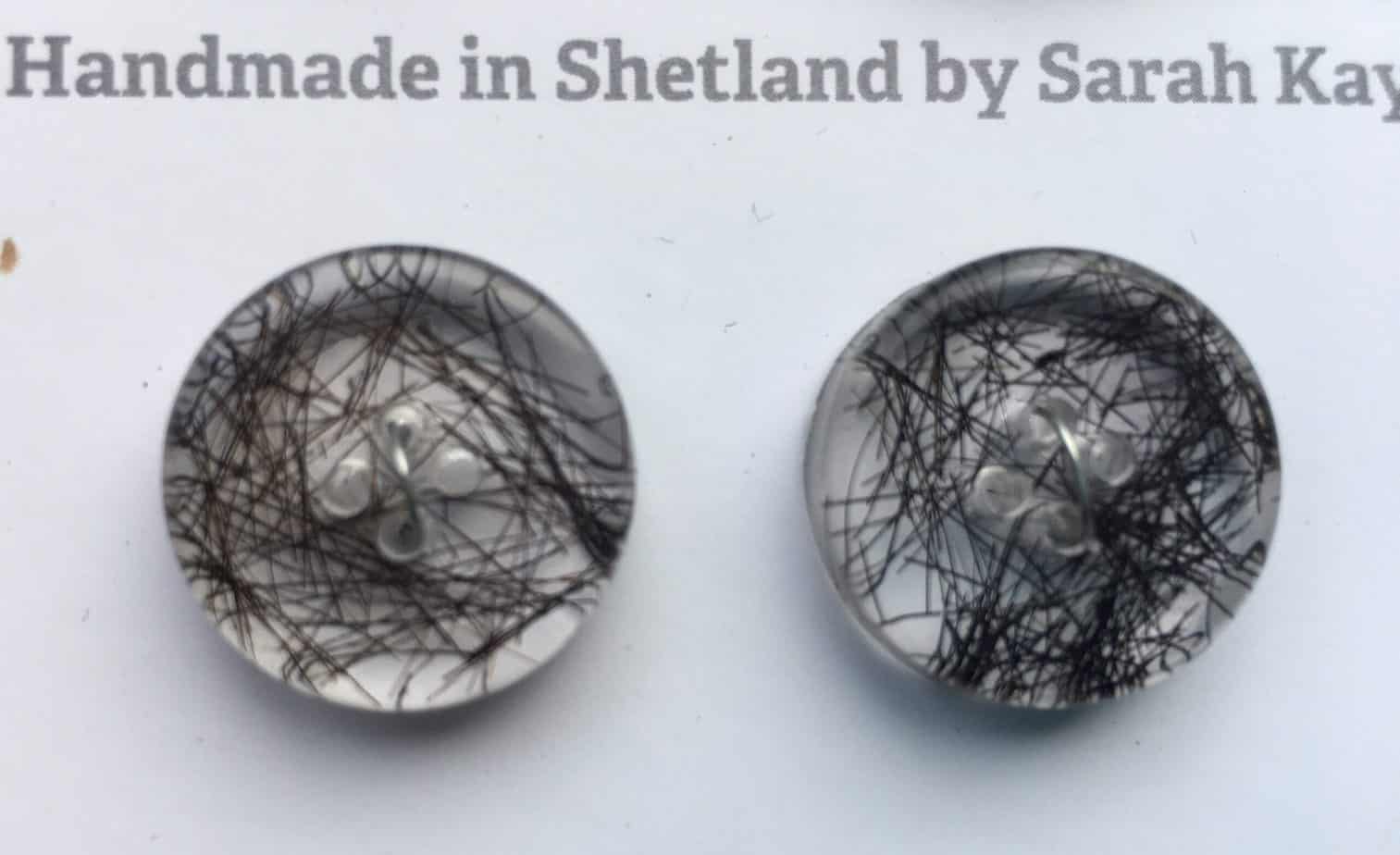 Original Shetland pony hair buttons! - Image 5