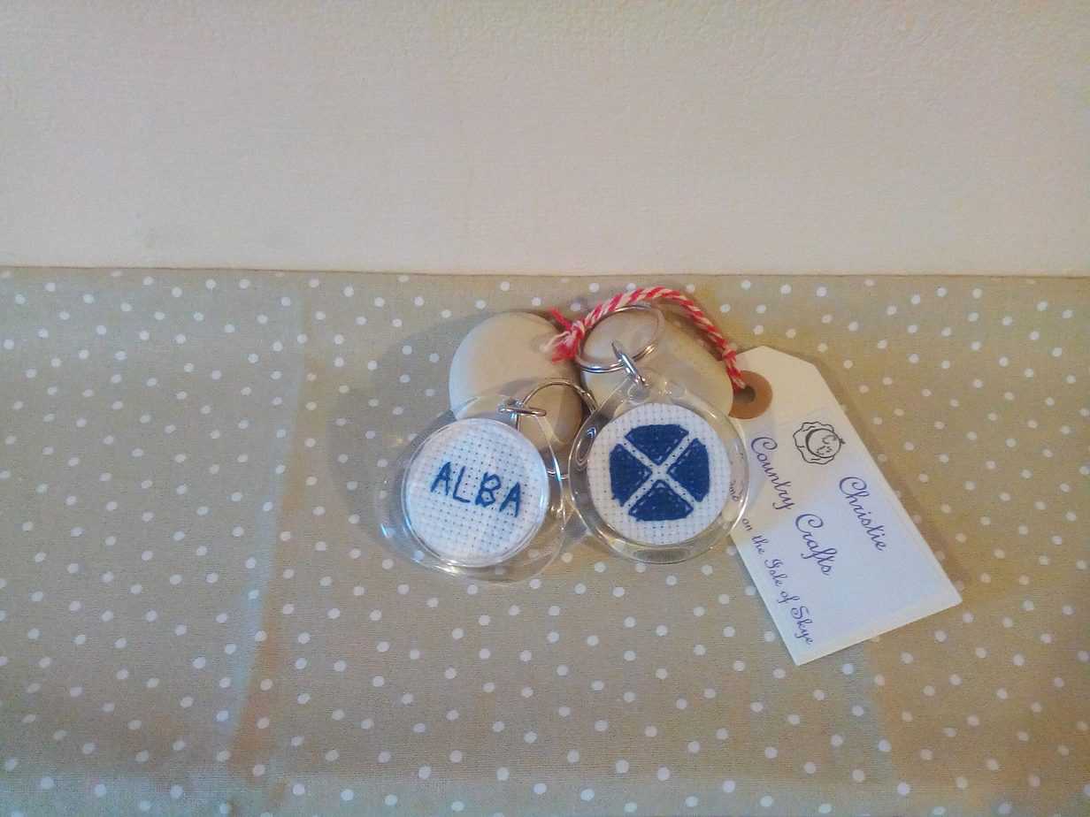 Alba Saltire Keyring - Image 1