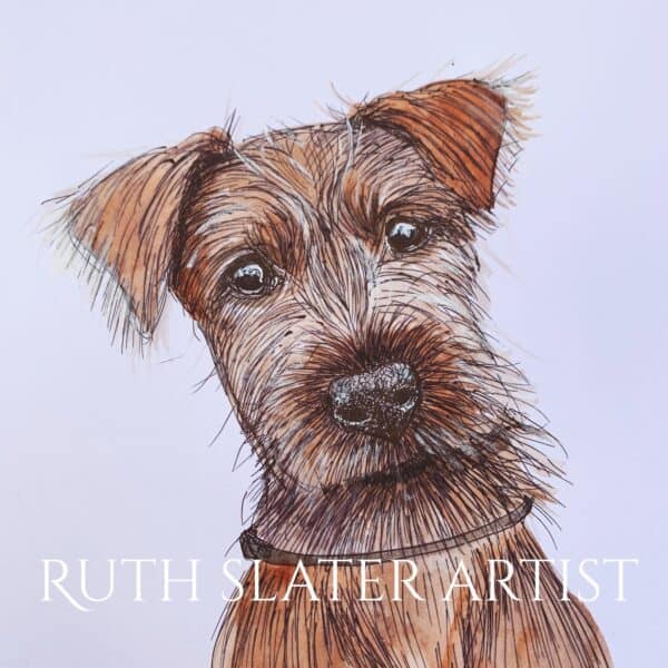 Irish Terrier Dog Original