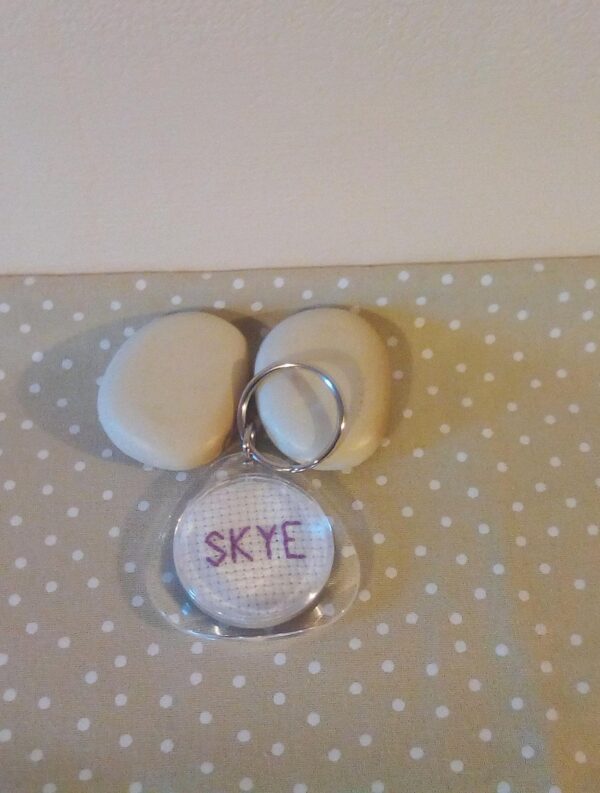 Skye Thistle Keyring