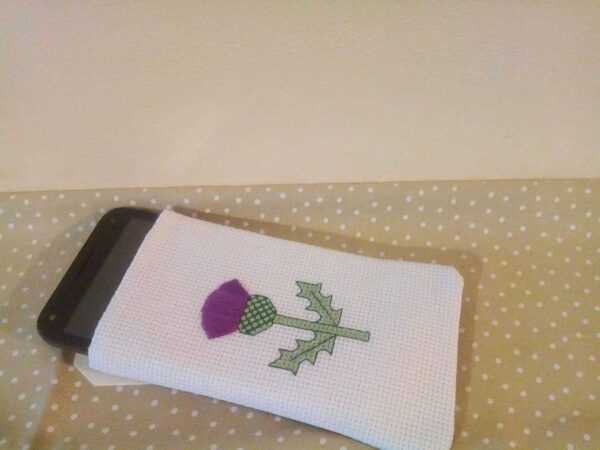 Scottish Thistle gadget sock