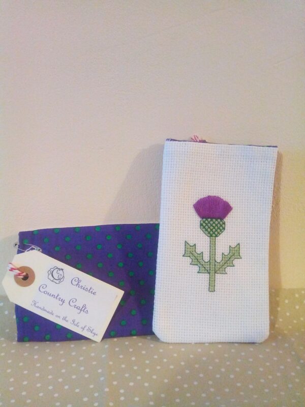 Scottish Thistle gadget sock