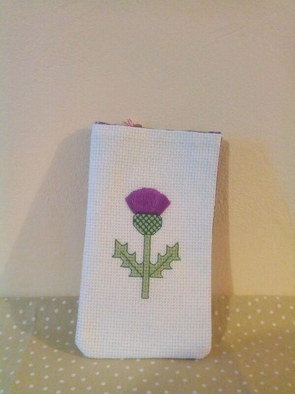 Scottish Thistle gadget sock