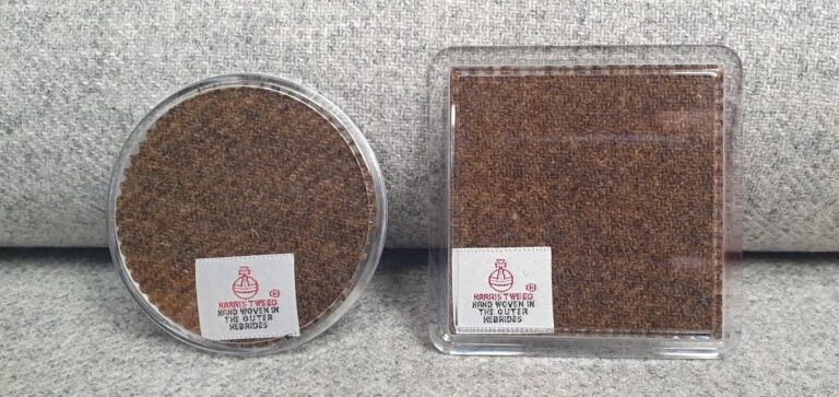 Brown Harris Tweed Coaster
