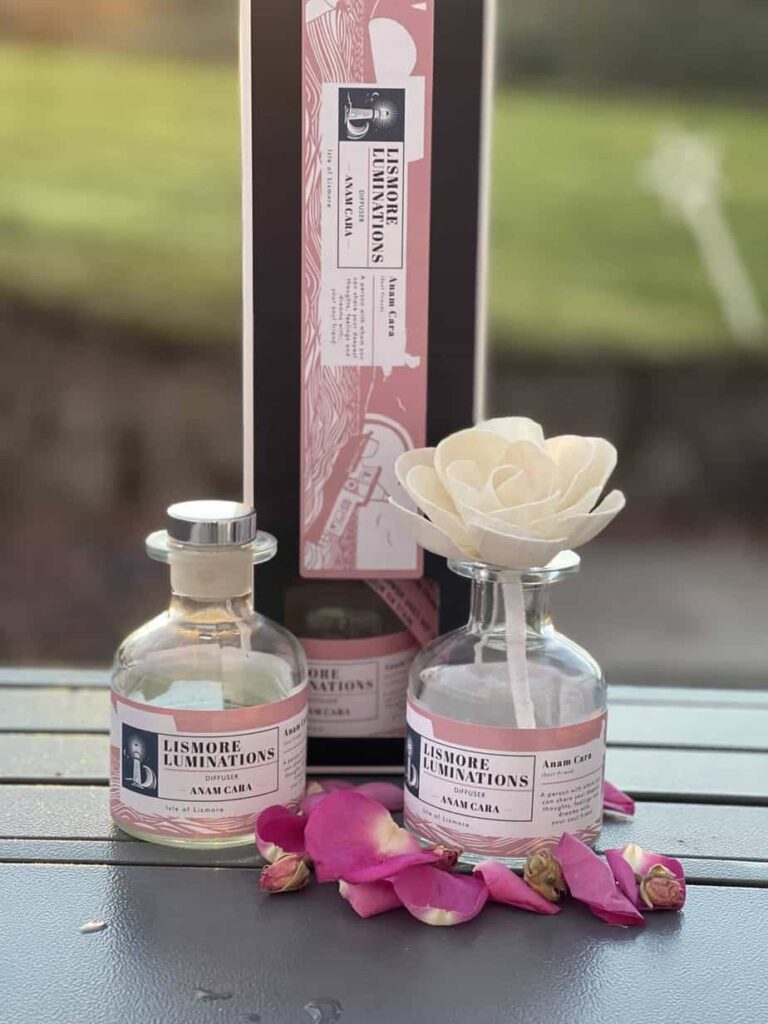 Anam Cara - Soul Friend Diffuser with limited edition flower Reed diffuser