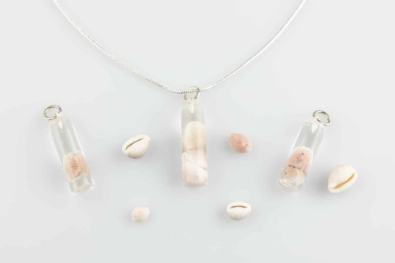 Groatie Buckie pendants, Lucky Cowrie Shells from Shetland. - Image 1