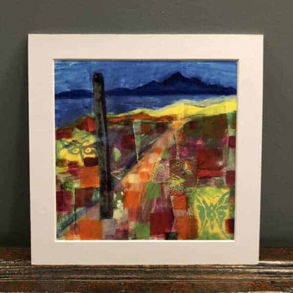 The West Island Way. Print of original mixed media painting.
