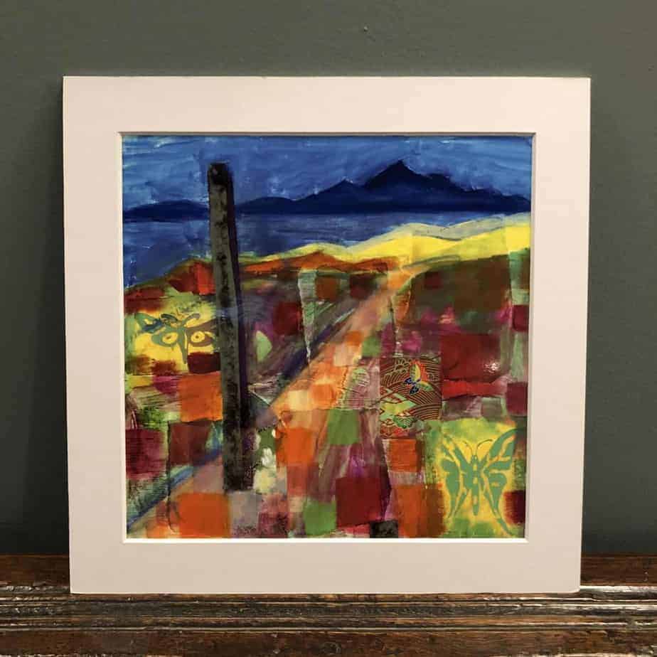 The West Island Way. Print of original mixed media painting. - Image 1