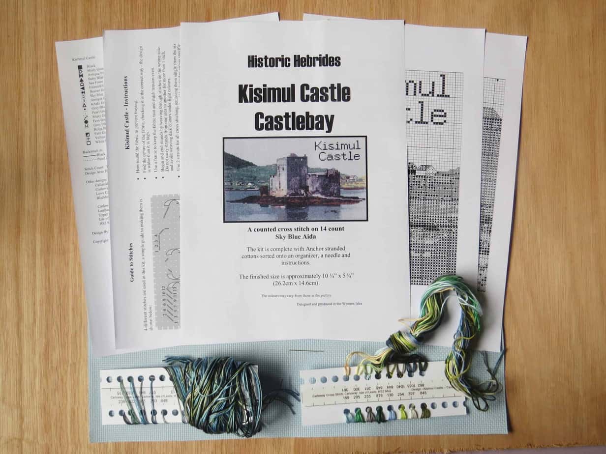 Cross Stitch Kit - Kisimul Castle - Image 3