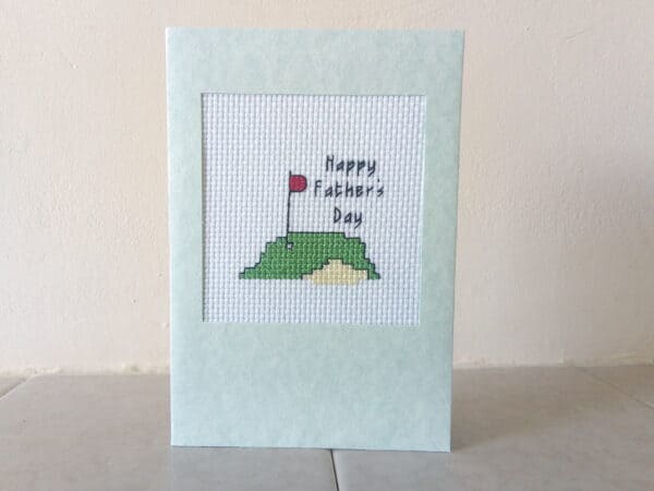 Hole in one Father's Day greetings card