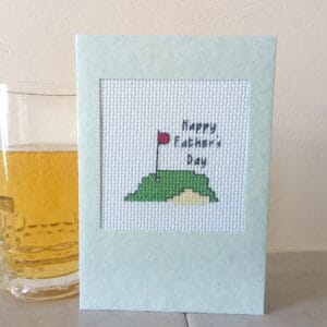 Hole in one Father's Day greetings card - Image 3