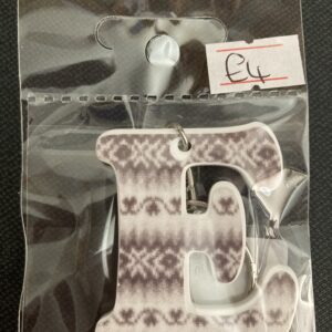 Fair Isle Pattern Keyrings - Image 1