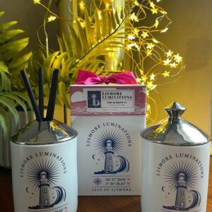 SOLASTA- The HEBRIDEAN- delux CANDLE with Ceramic jar and silver lid - Image 4