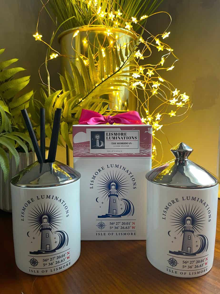 SOLASTA- The HEBRIDEAN- delux CANDLE with Ceramic jar and silver lid - Image 4