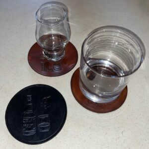 Handmade Leather Coasters - Image 2