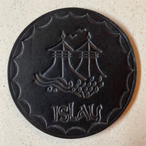 Handmade Leather Coasters - Image 4