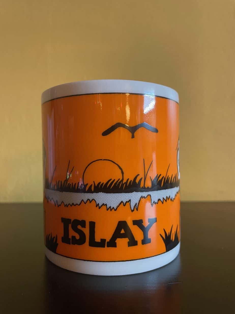 Islay Herron Mug - Orange - Image 1