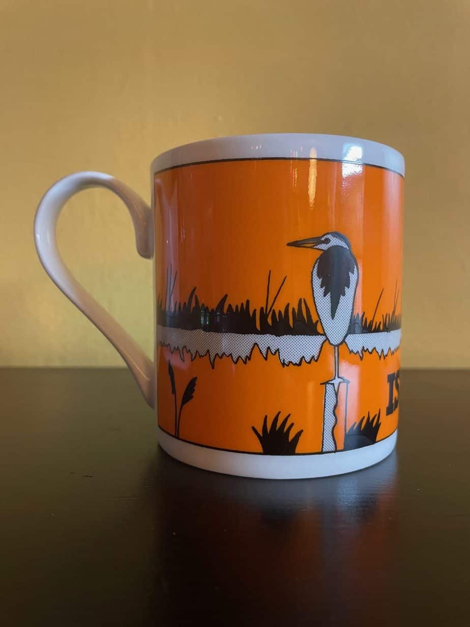 Islay Herron Mug - Orange - Image 3
