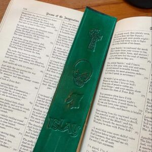 Leather Bookmark (Skull/Gothic/Celtic) - Image 1
