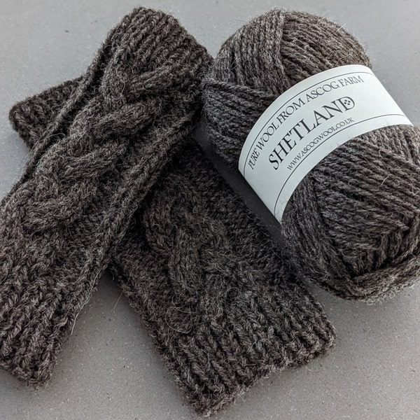 Wrist Warmer Knitting Kit