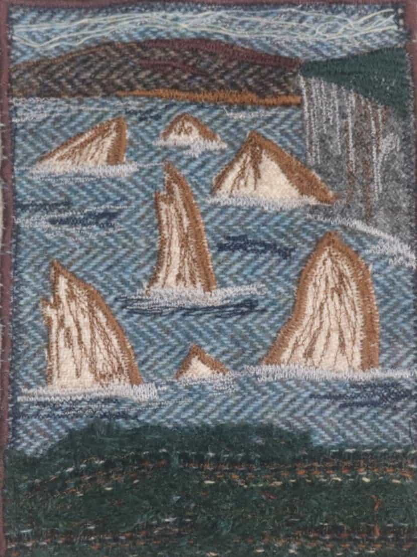 Harris Tweed landscape: Mangersta stacks/Mangurstadh - Image 2