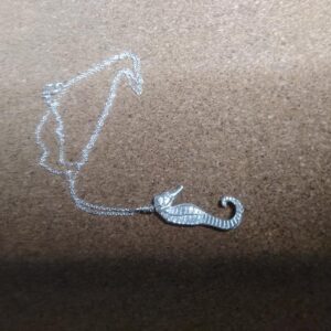 Fine silver seahorse - Image 3
