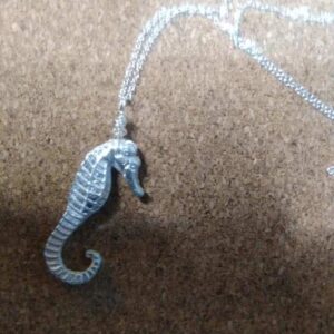 Fine silver seahorse - Image 4