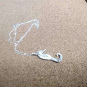 Fine silver seahorse - Image 6