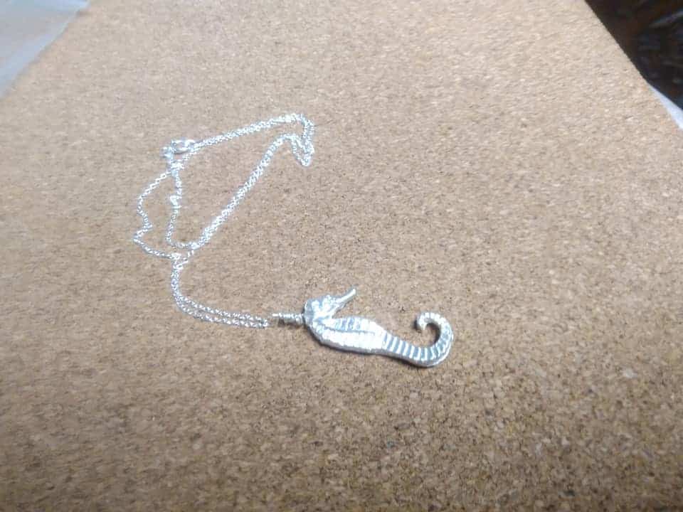 Fine silver seahorse - Image 6