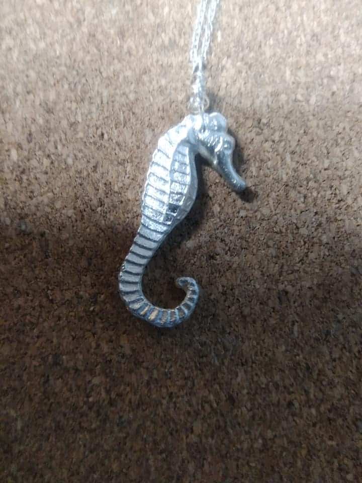 Fine silver seahorse - Image 7