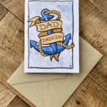 Dad / Dadaidh Father’s Day card in English & Scottish Gaelic