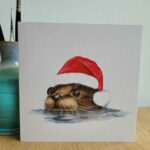 Christmas Card Pack – Otter – 8 cards