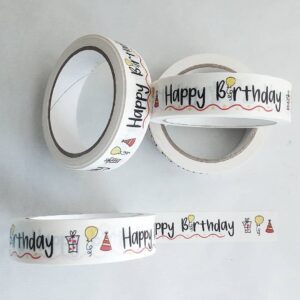 Happy Birthday paper tape - Image 2