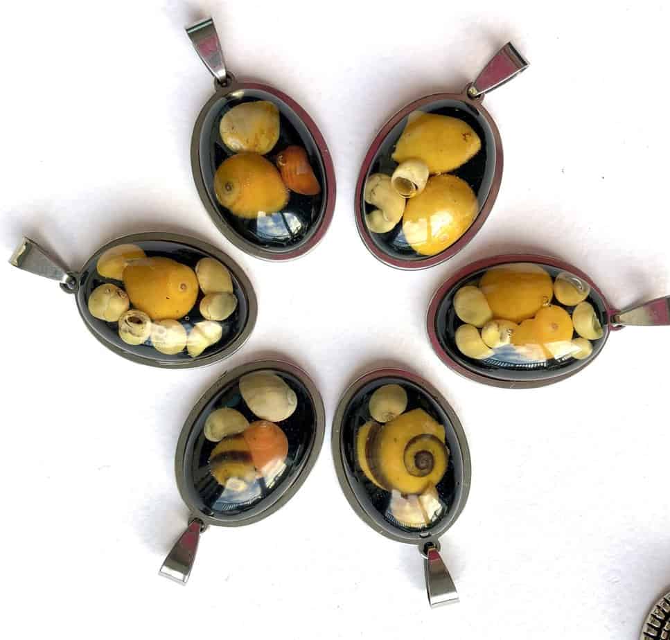 Sunset shells pendants. - Image 9