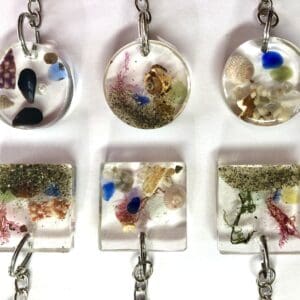Beach treasure keyrings from Shetland. - Image 4