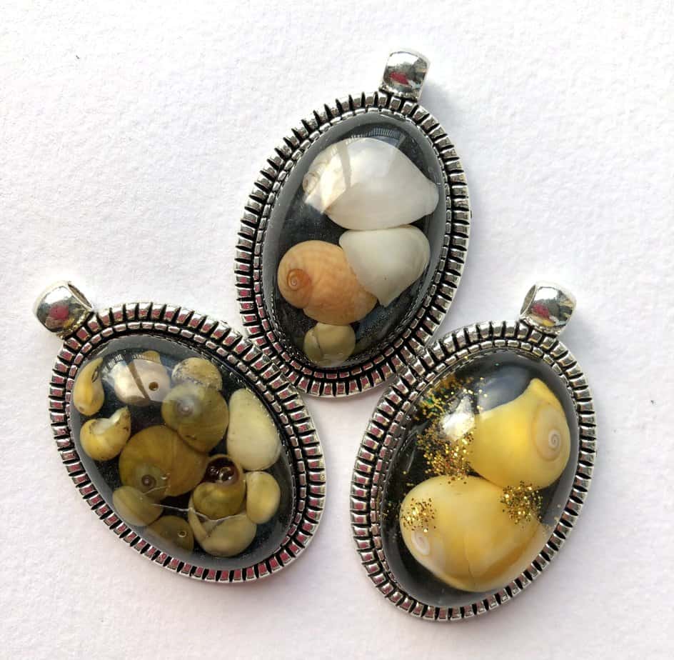 Sunset shells pendants. - Image 6