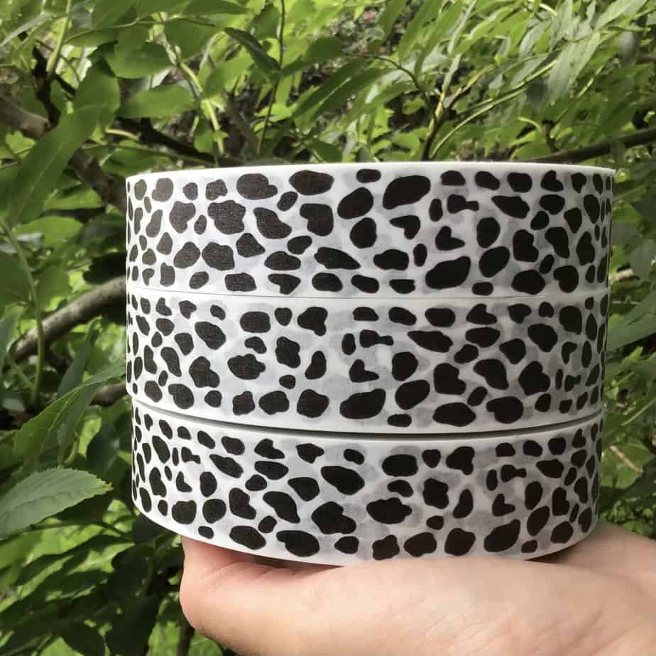 Animal Print white paper tape - Image 1