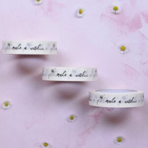 Make a Wish white paper tape - Image 3