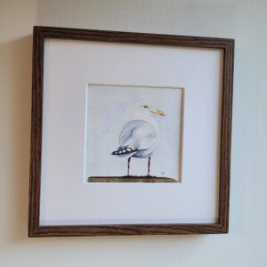 Herring Gull - Original Watercolour Painting Framed - Image 2