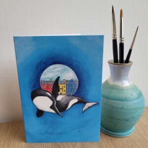 Greeting Card Pack- Orca - 8 Cards A5 - Image 3