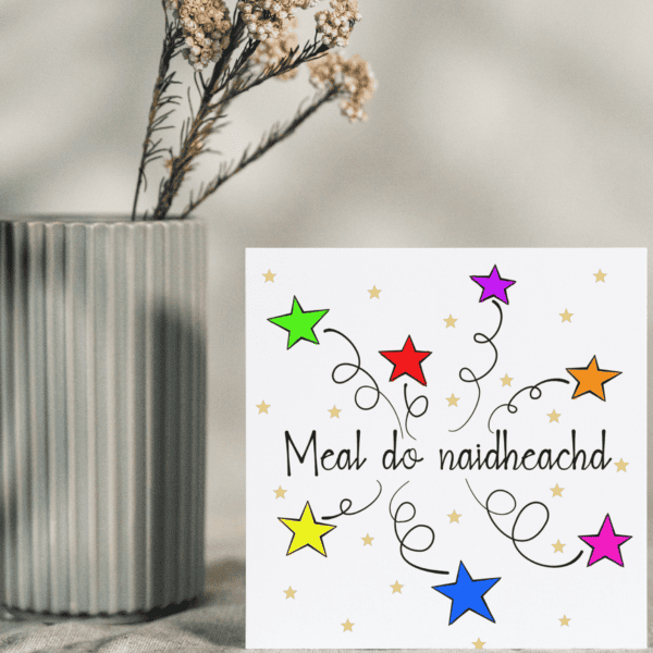 Meal do Naidheachd Gaelic Congratulations Card