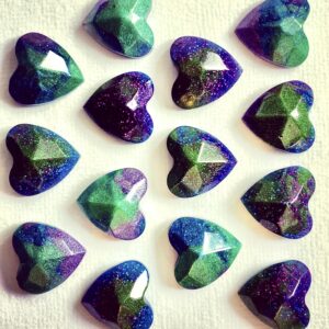 Aurora borealis inspired studs. - Image 5