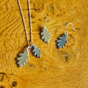Oak Leaves Earrings - Image 2