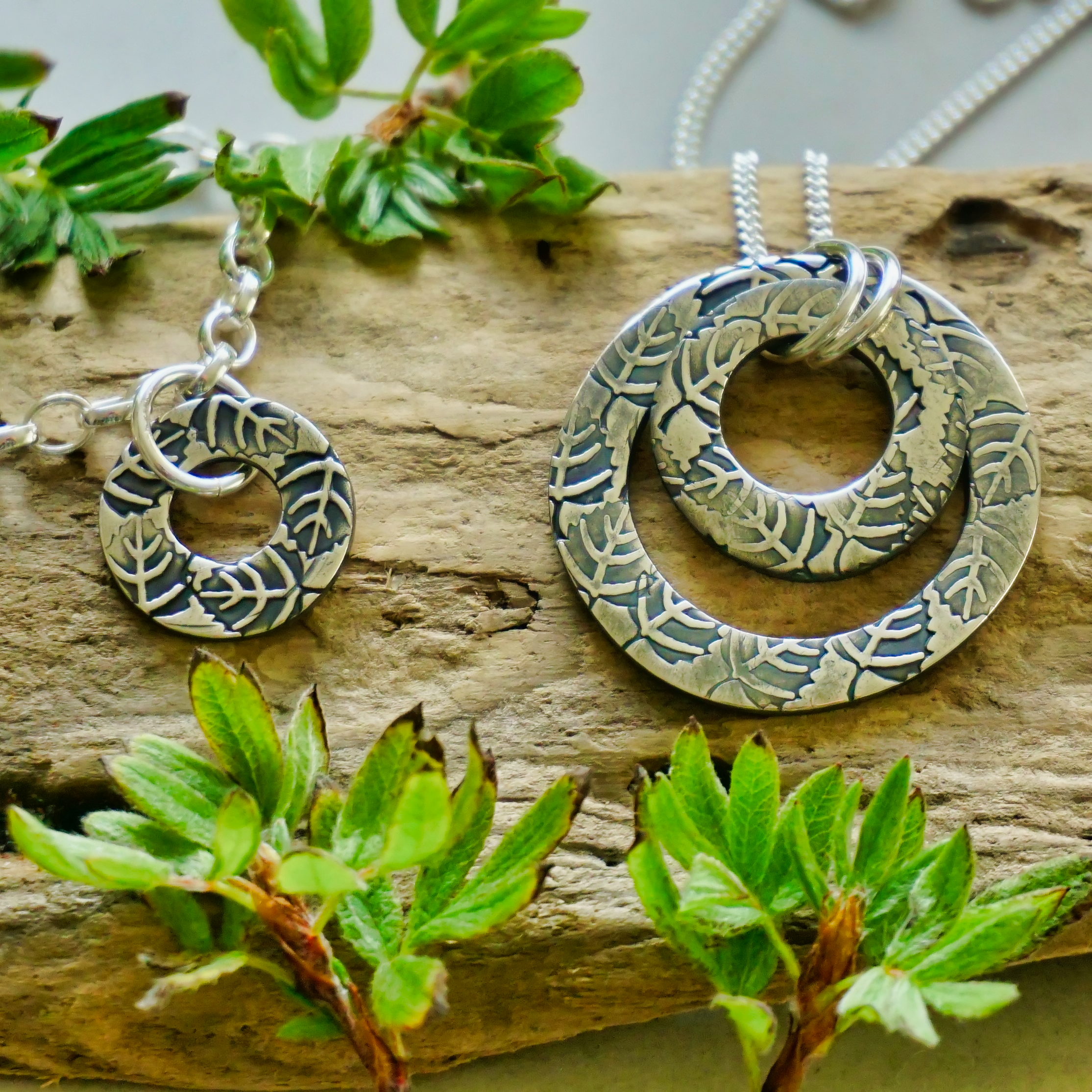Rings of Leaves Pendant - Image 3