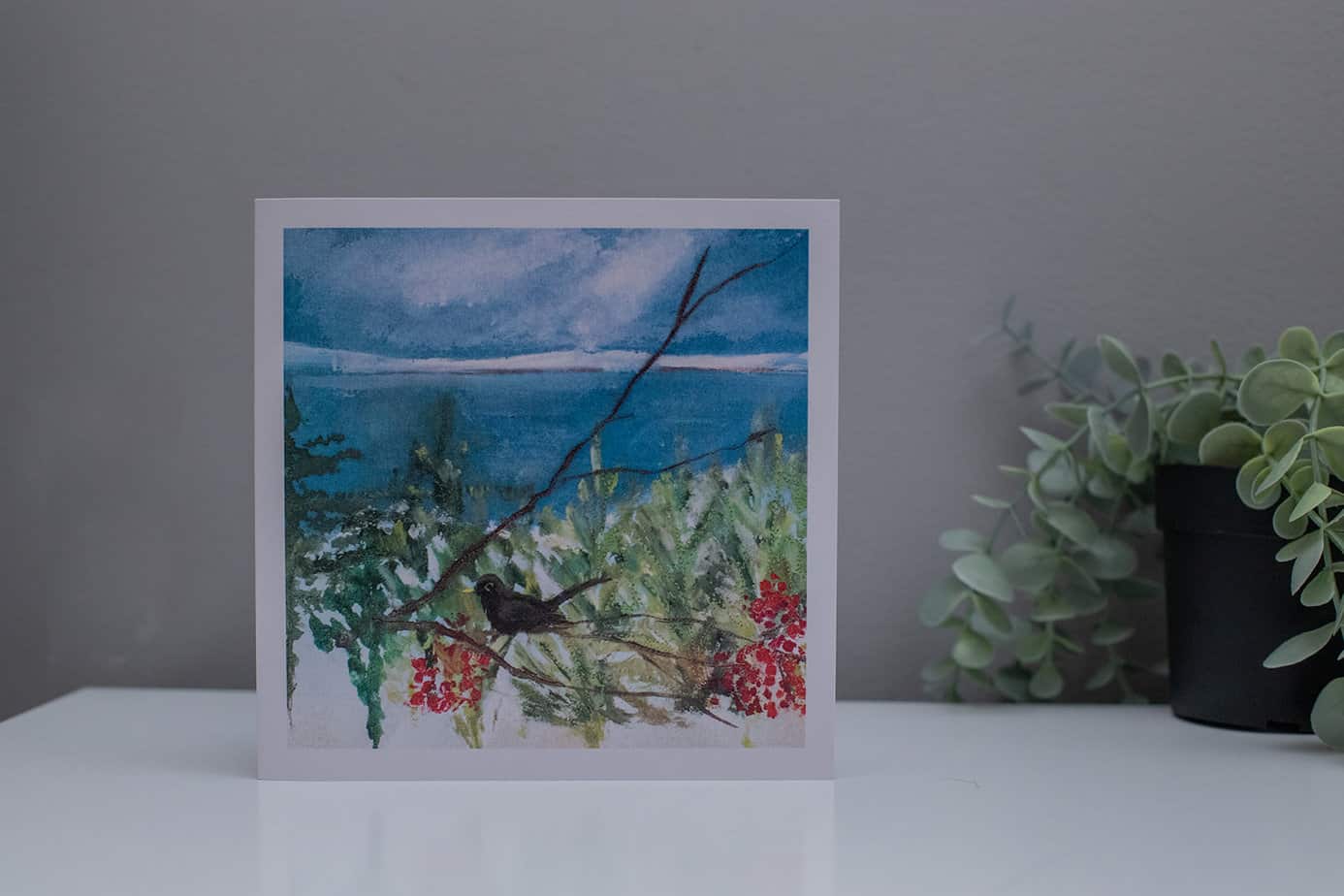 Birds and Rowan Berries Christmas Cards Bundle - Image 2