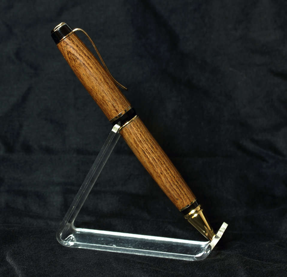 Hand Crafted Laburnum Wood Pen - Image 1