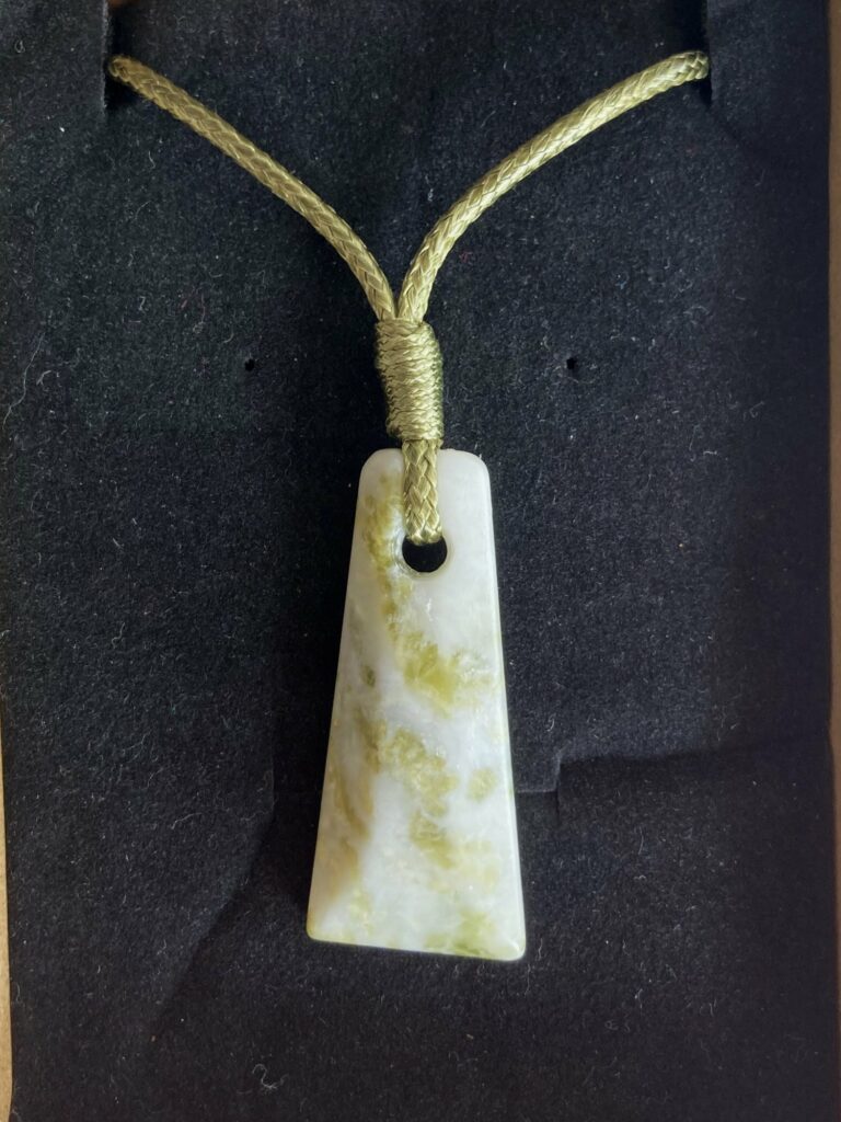 Iona Marble Speckled Pendant Necklace